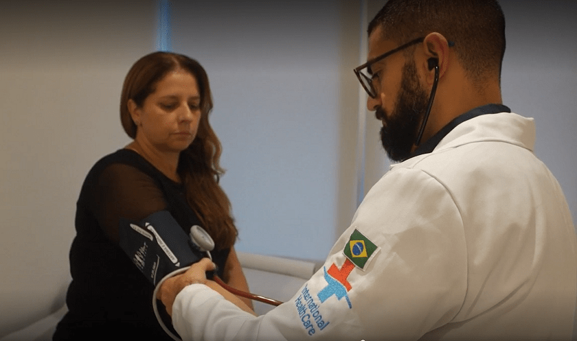 doctor with patient